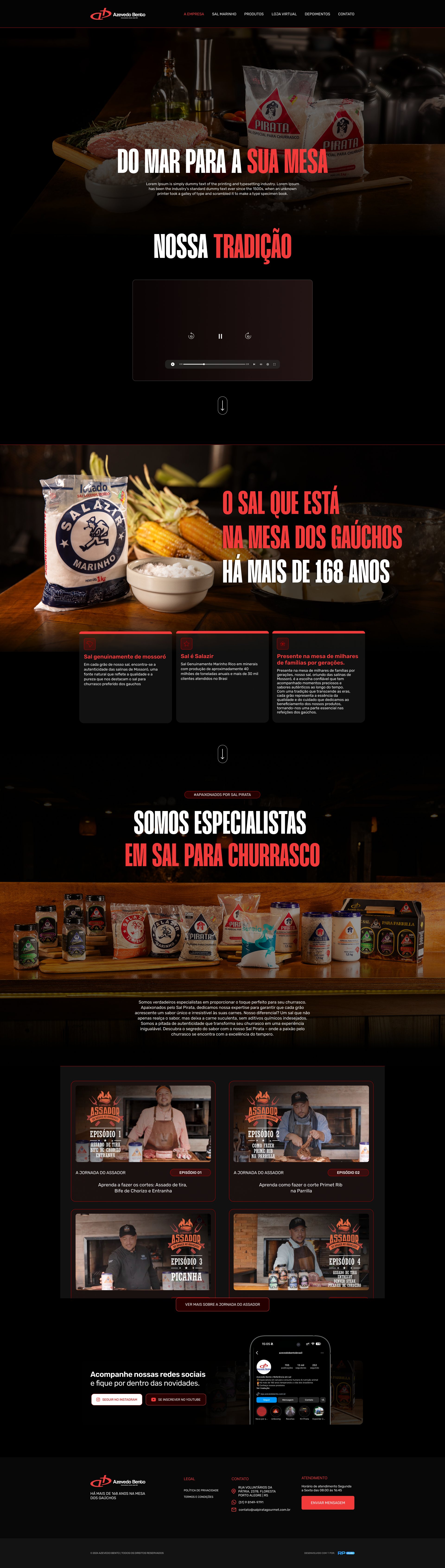 Azevedo Bento — projeto completo
